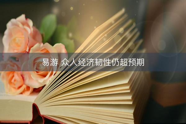 易游 众人经济韧性仍超预期