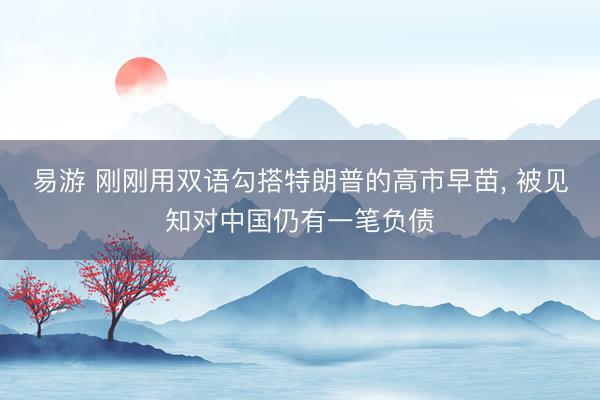 易游 刚刚用双语勾搭特朗普的高市早苗, 被见知对中国仍有一笔负债